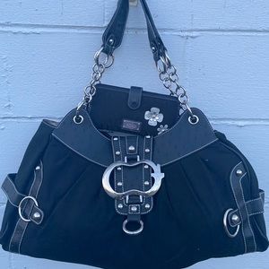 Guess XL black bag with black Xoxo wallet set